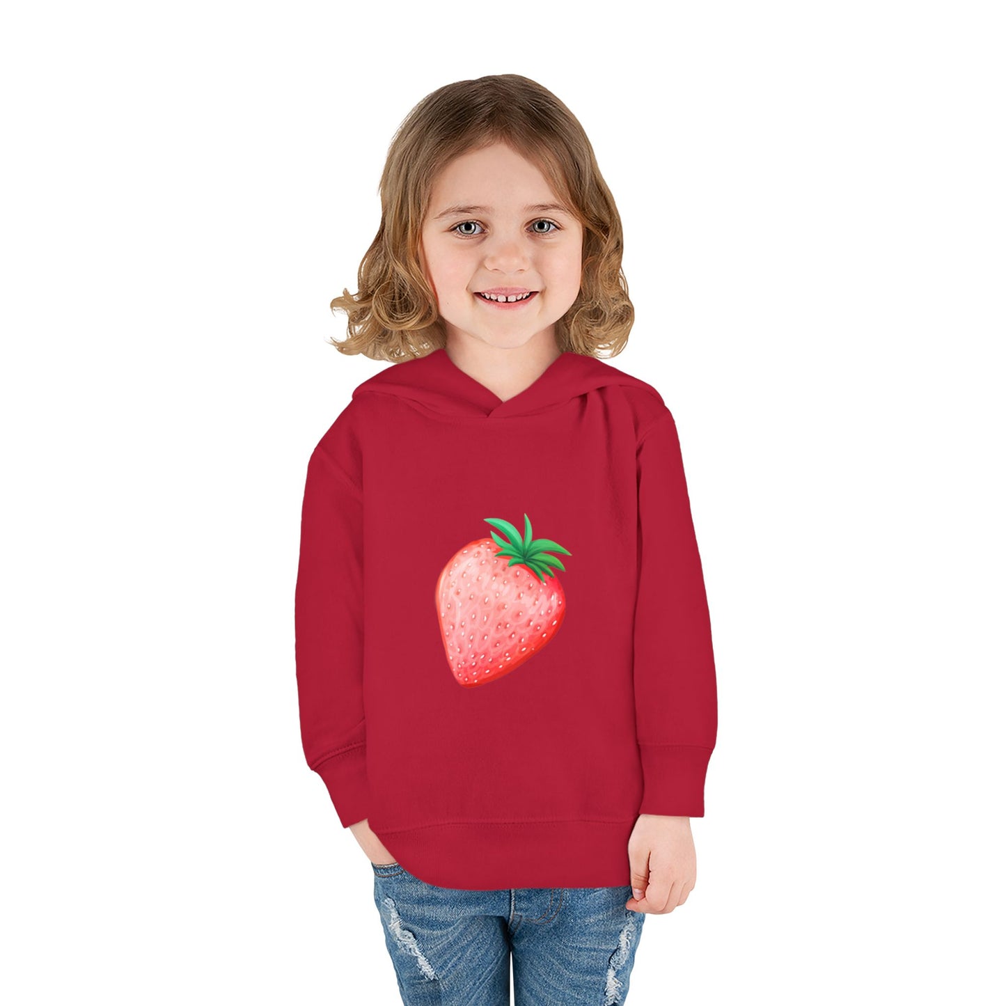 Kleinkind-Kapuzenpullover — Erdbeer-Pullover