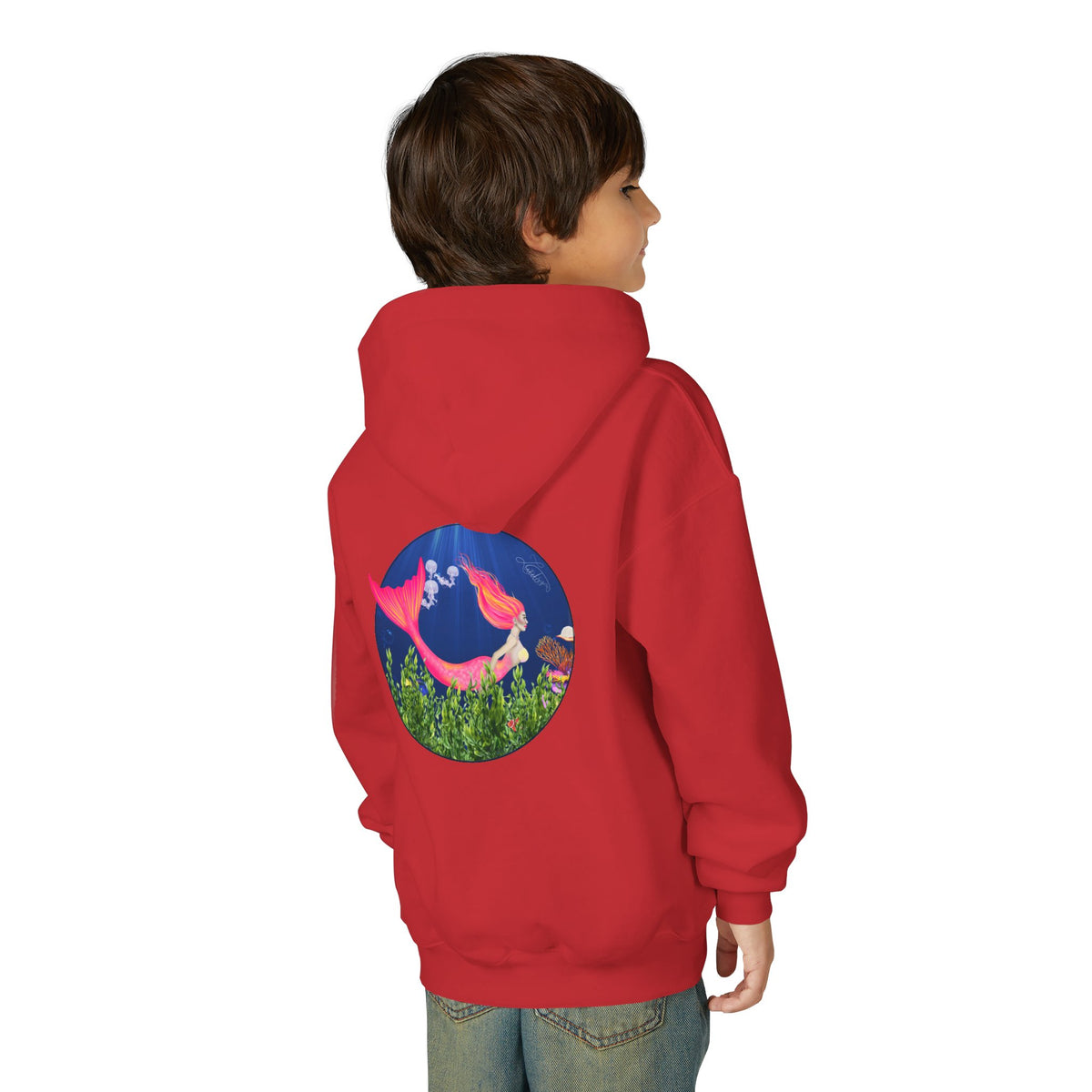 Mermaid Youth Graphic Hoodie