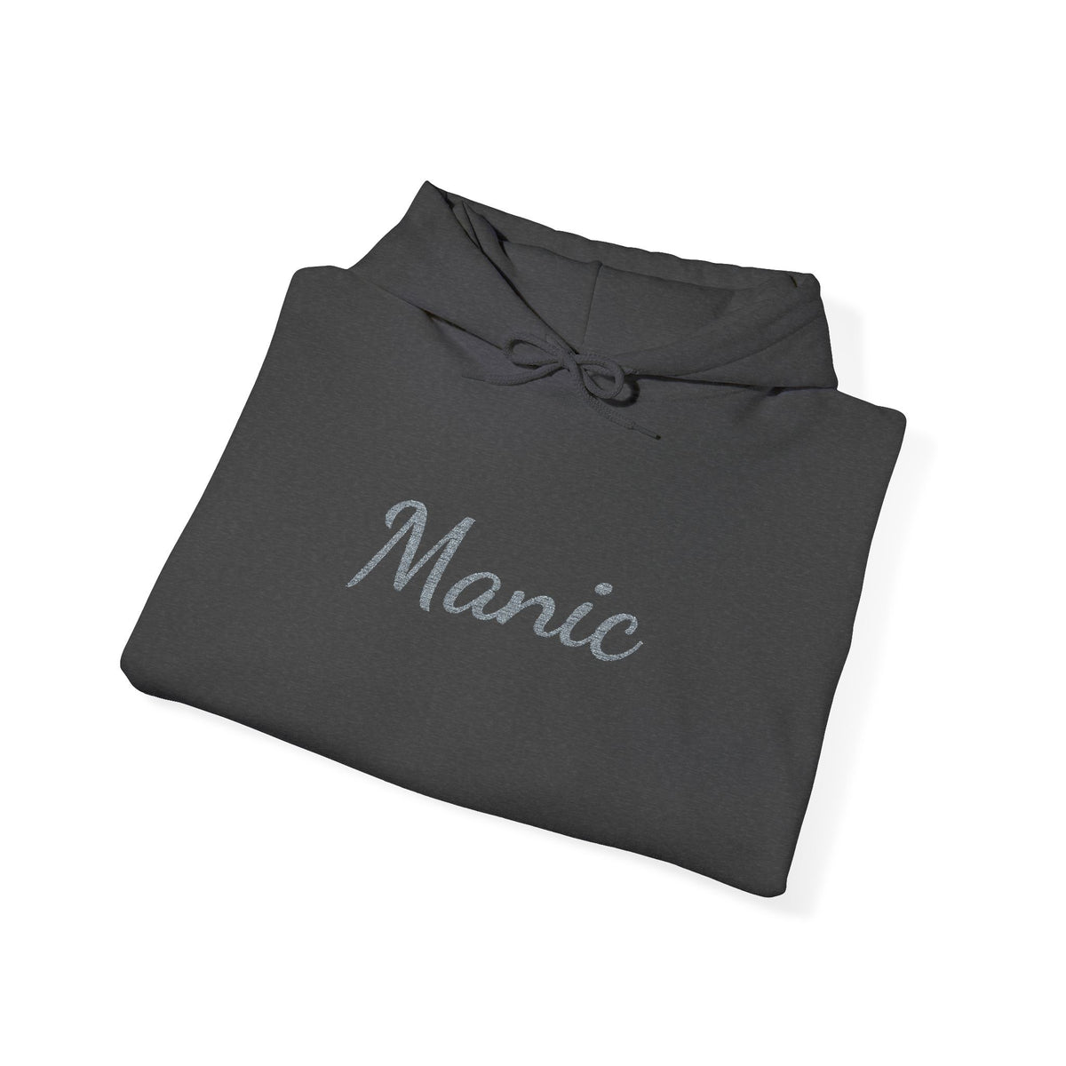 Manic Script Rhinestone Sparkle Hoodie