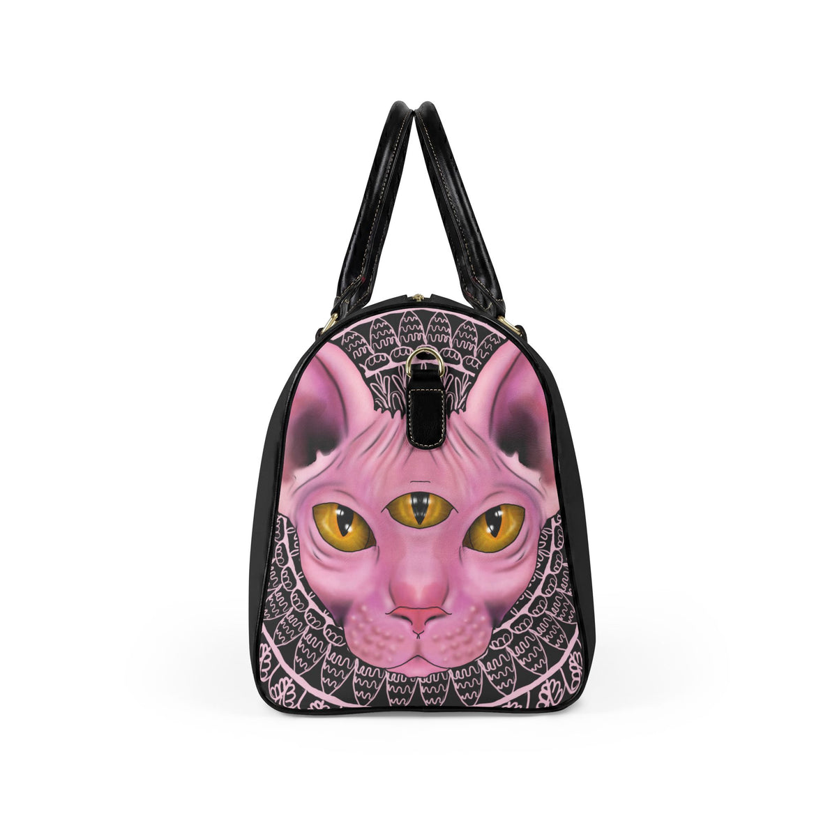 Three Eyed Cat Travel Bag