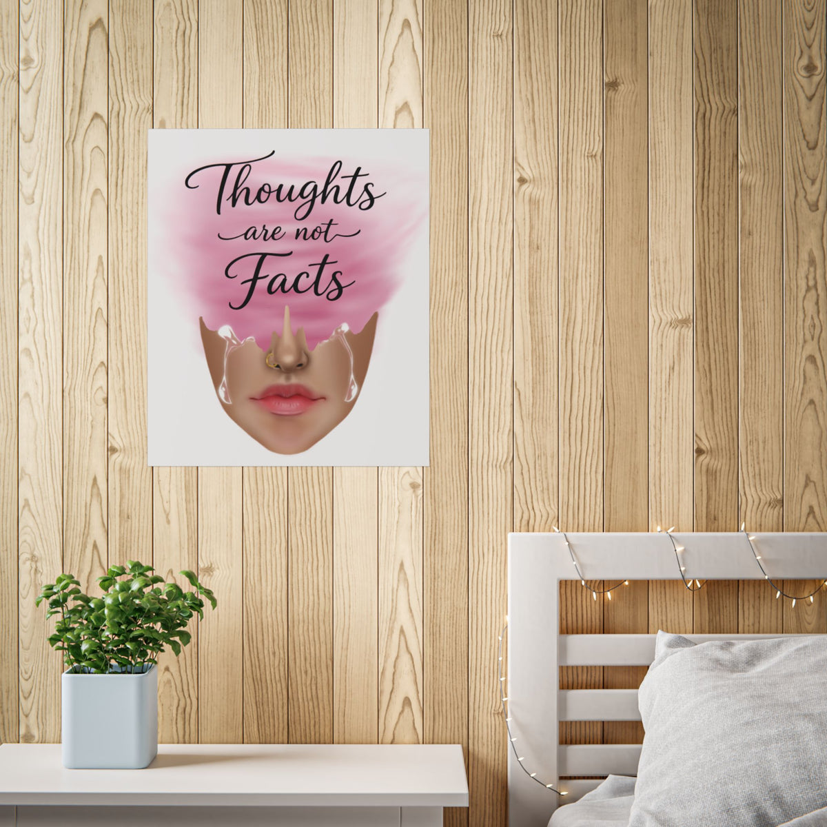 Thoughts Are Not Facts Unframed Poster
