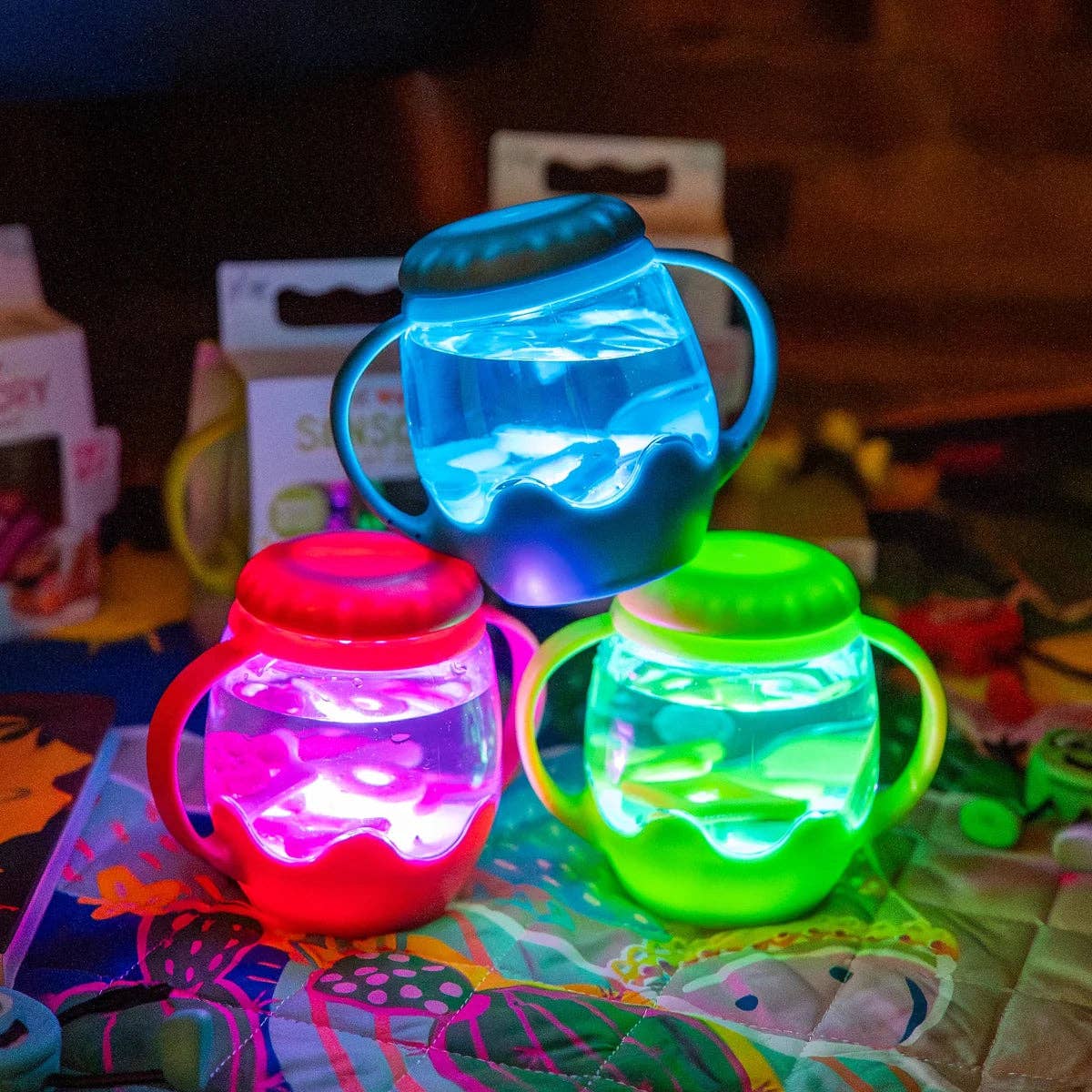 Mini Sensory Play Jar® Gift Set - GREEN Firefly