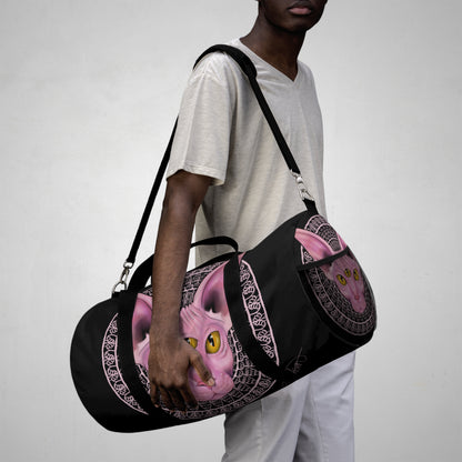 Three-Eyed Cat Duffel Bag