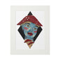 Mushroom Girl Fine Art Print with Paper Mat Frame