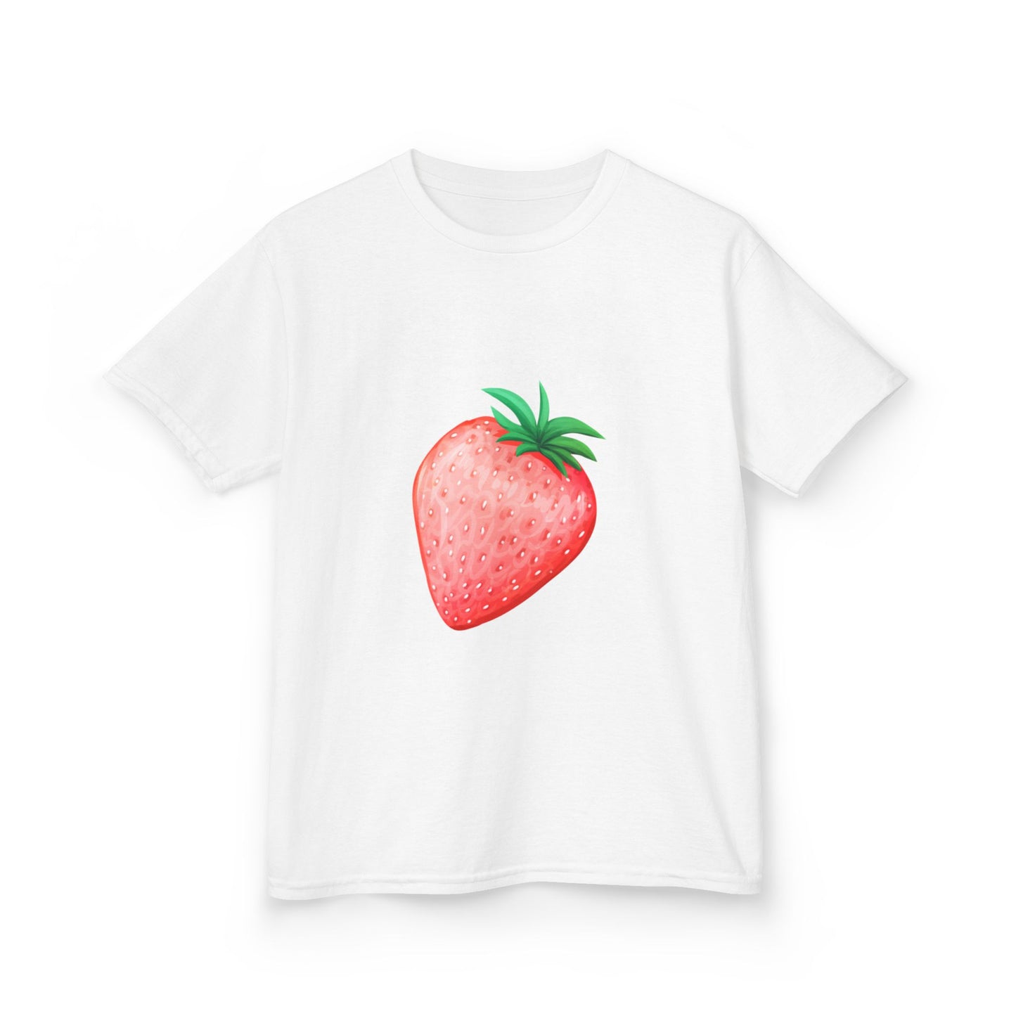 Kinder T-Shirt Erdbeere — Süßes Aquarell Erdbeer Grafik-T-Shirt für Kleinkinder & Kinder