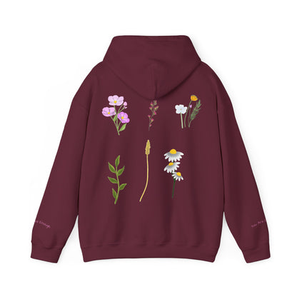 Wild Flower Floral Graphic Hoodie