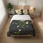 Dark Botanical Magnolia Quilt Cover Set