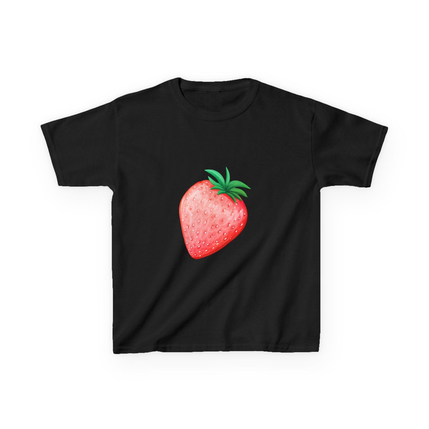 Kinder T-Shirt Erdbeere — Süßes Aquarell Erdbeer Grafik-T-Shirt für Kleinkinder & Kinder