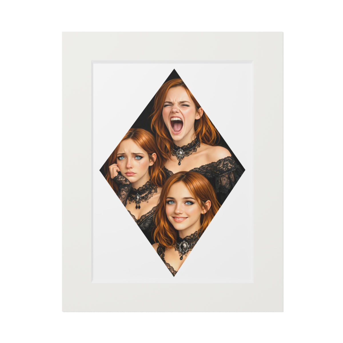 Emotion Fine Art Print with Paper Mat Frame