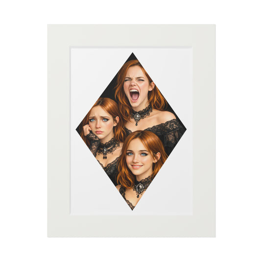 Emotion Fine Art Print with Paper Mat Frame