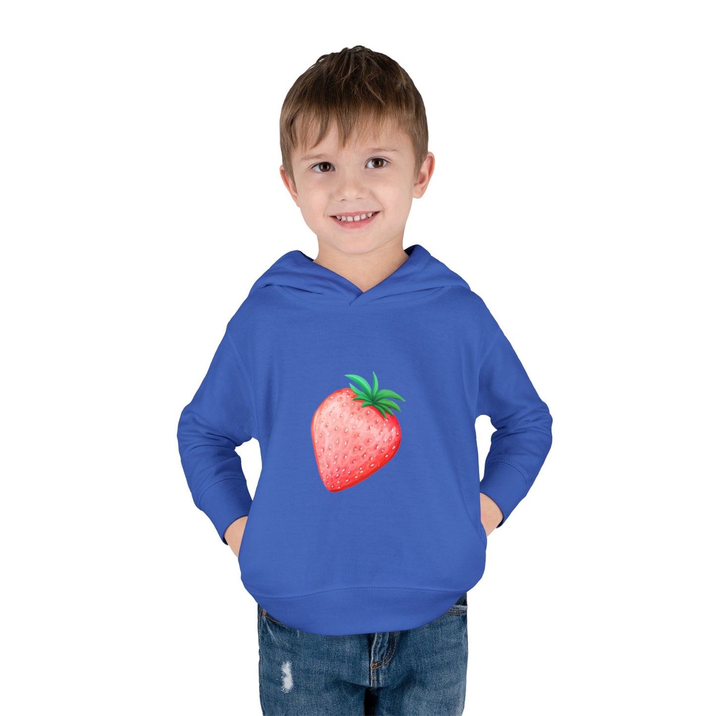 Kleinkind-Kapuzenpullover — Erdbeer-Pullover