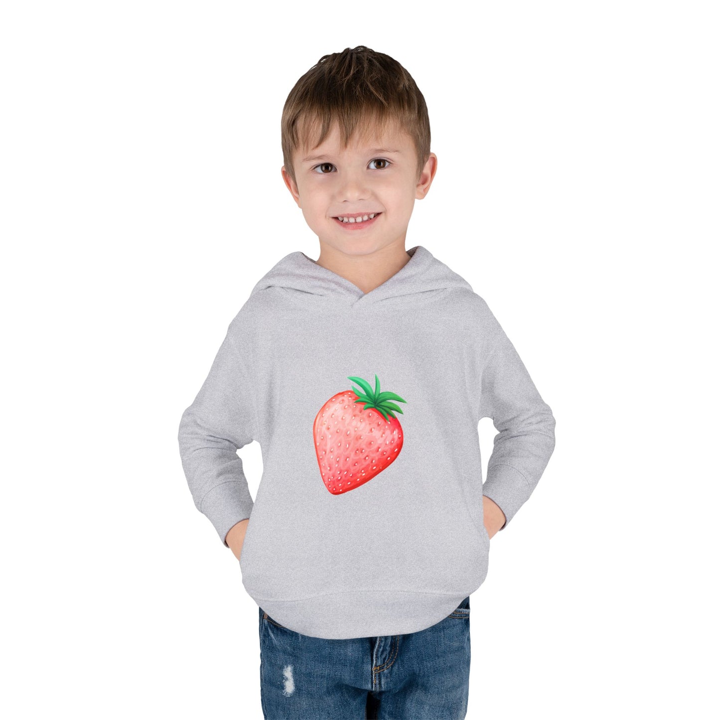 Kleinkind-Kapuzenpullover — Erdbeer-Pullover