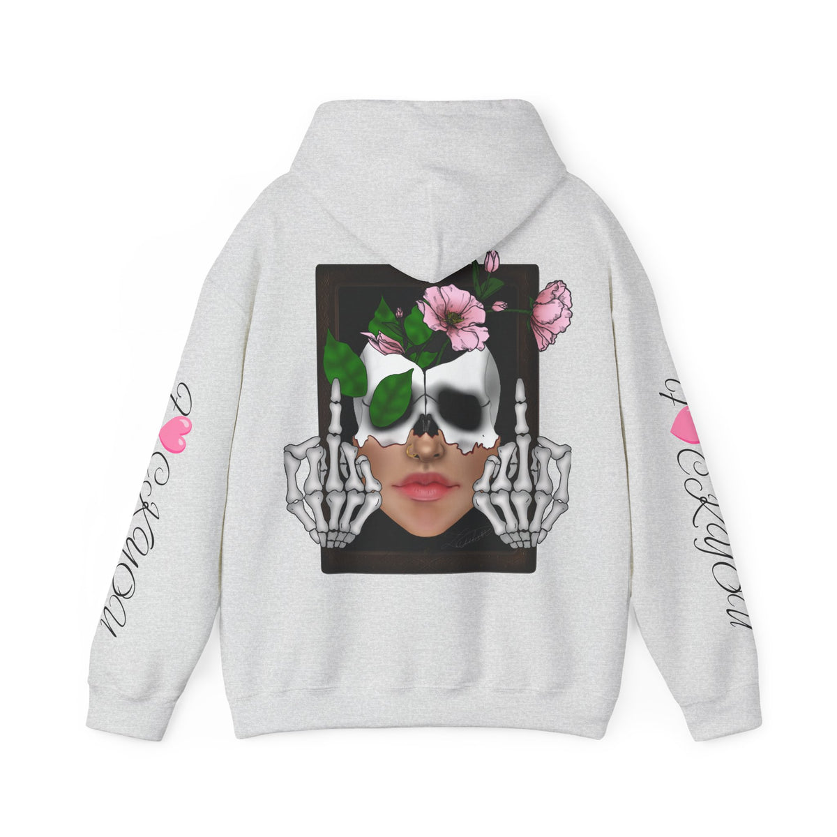 Skull & Roses Graphic Hoodie