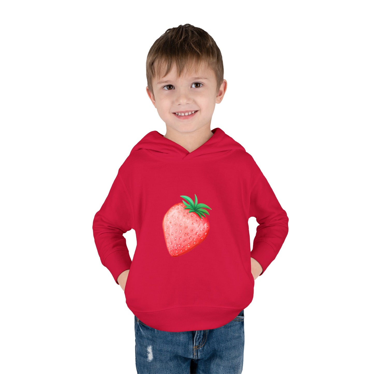 Kleinkind-Kapuzenpullover — Erdbeer-Pullover