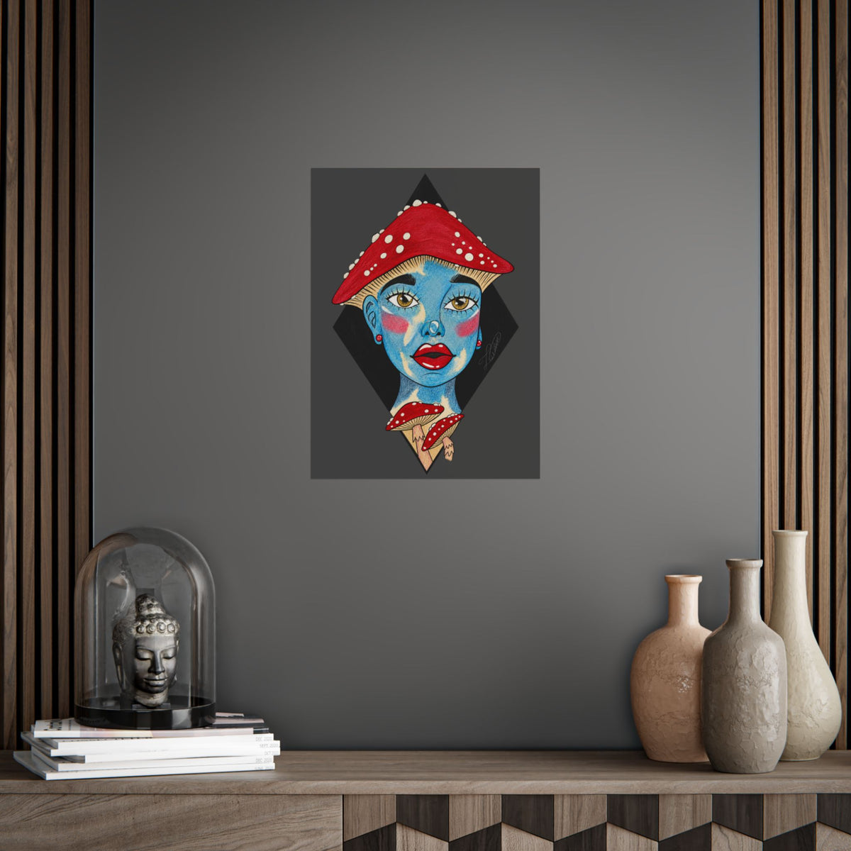 Shroom Girl Unframed Art Poster