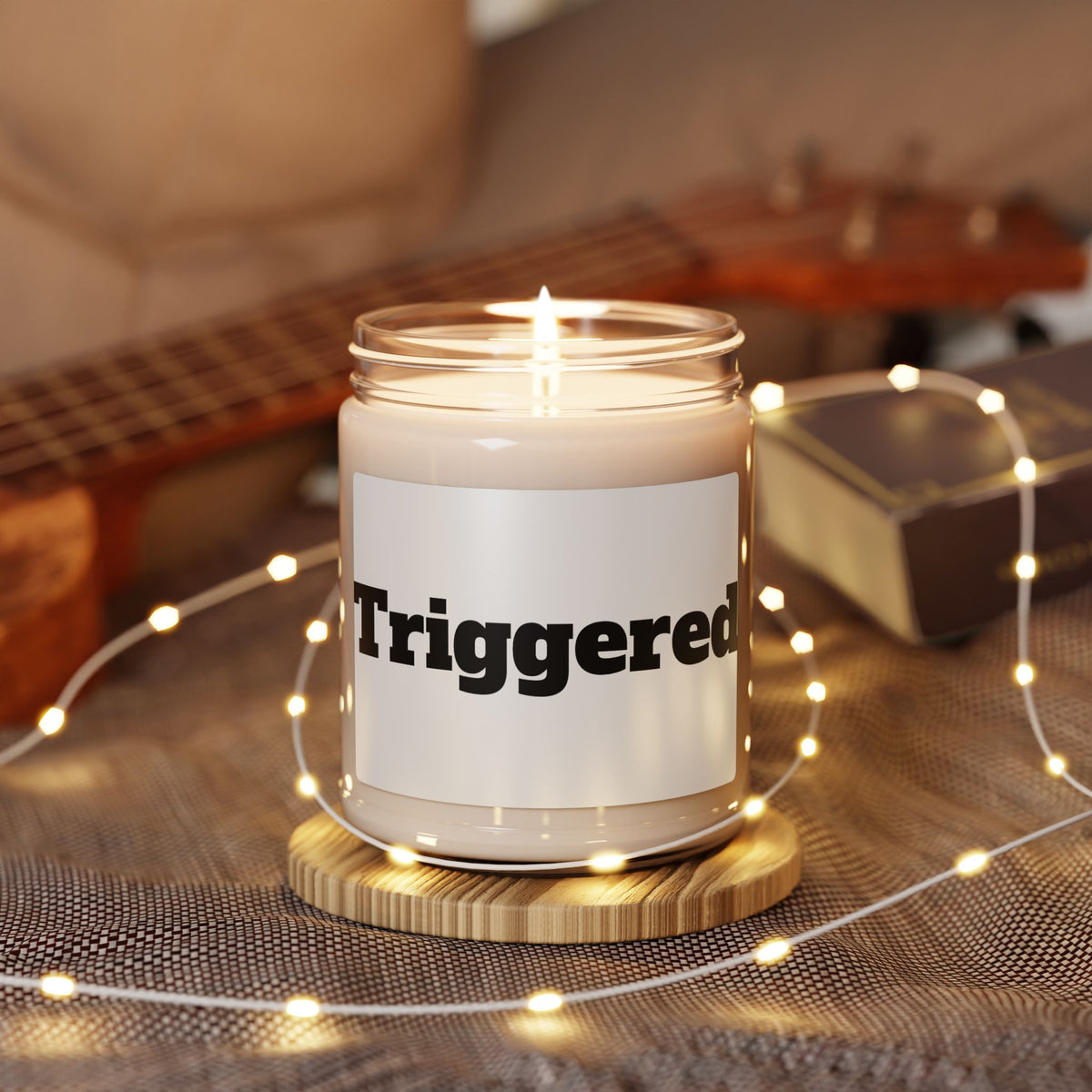 Triggered Soy Candle – 9oz Scented Jar Candle