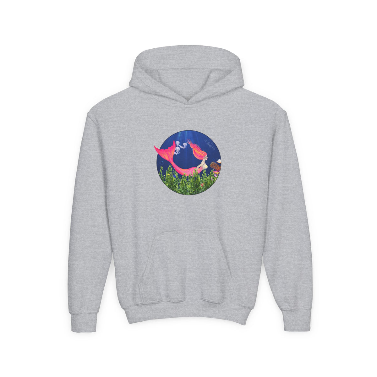 Mermaid Youth Graphic Hoodie