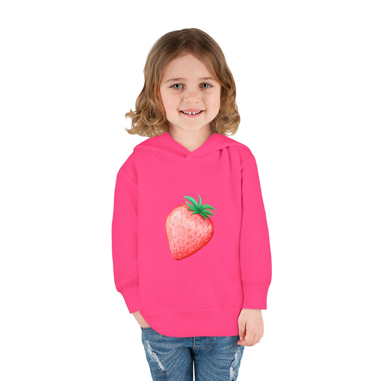 Kleinkind-Kapuzenpullover — Erdbeer-Pullover