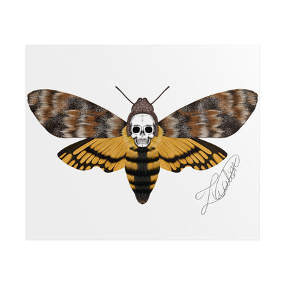Unframed death moth Posters