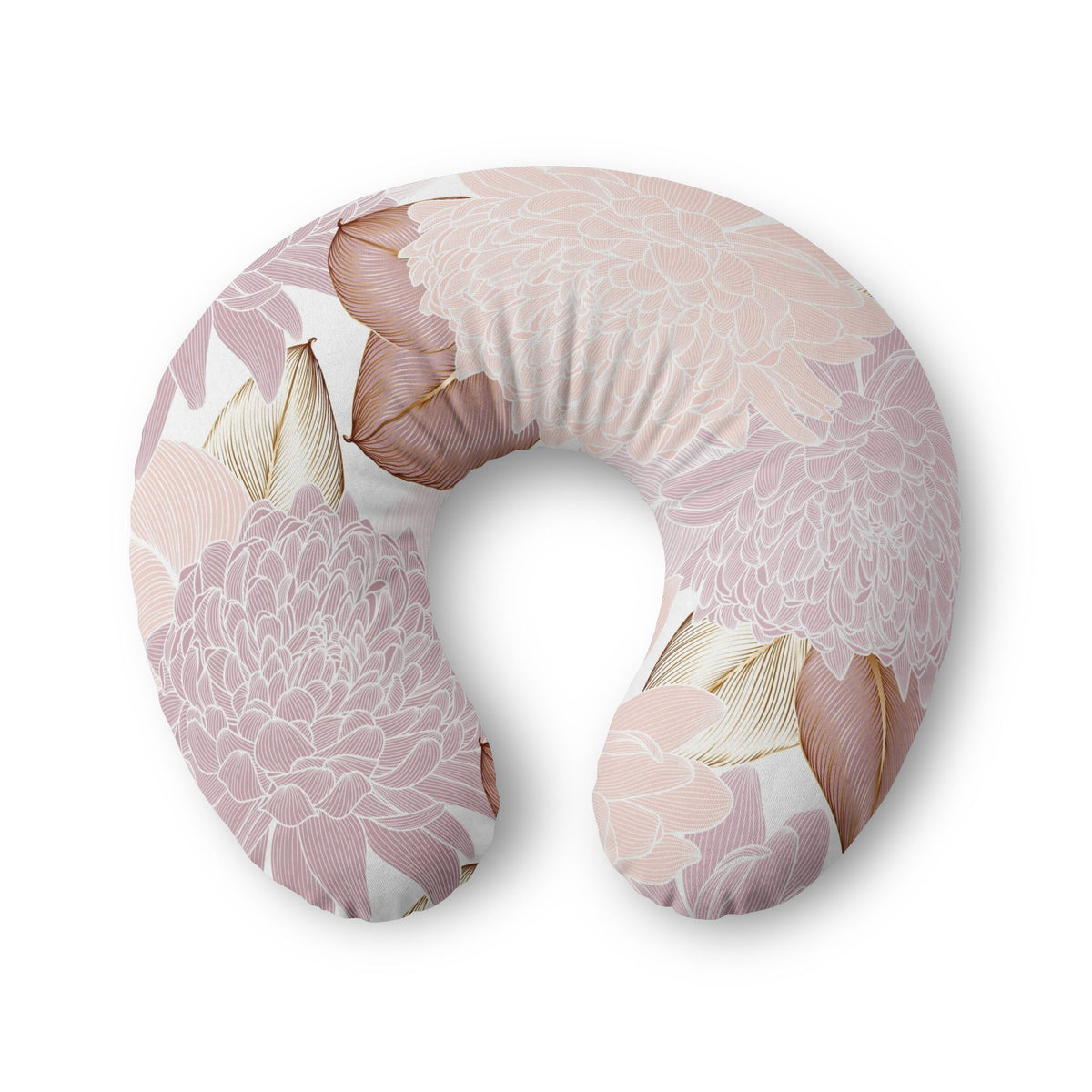 Light Flower Nursing Pillow Cover