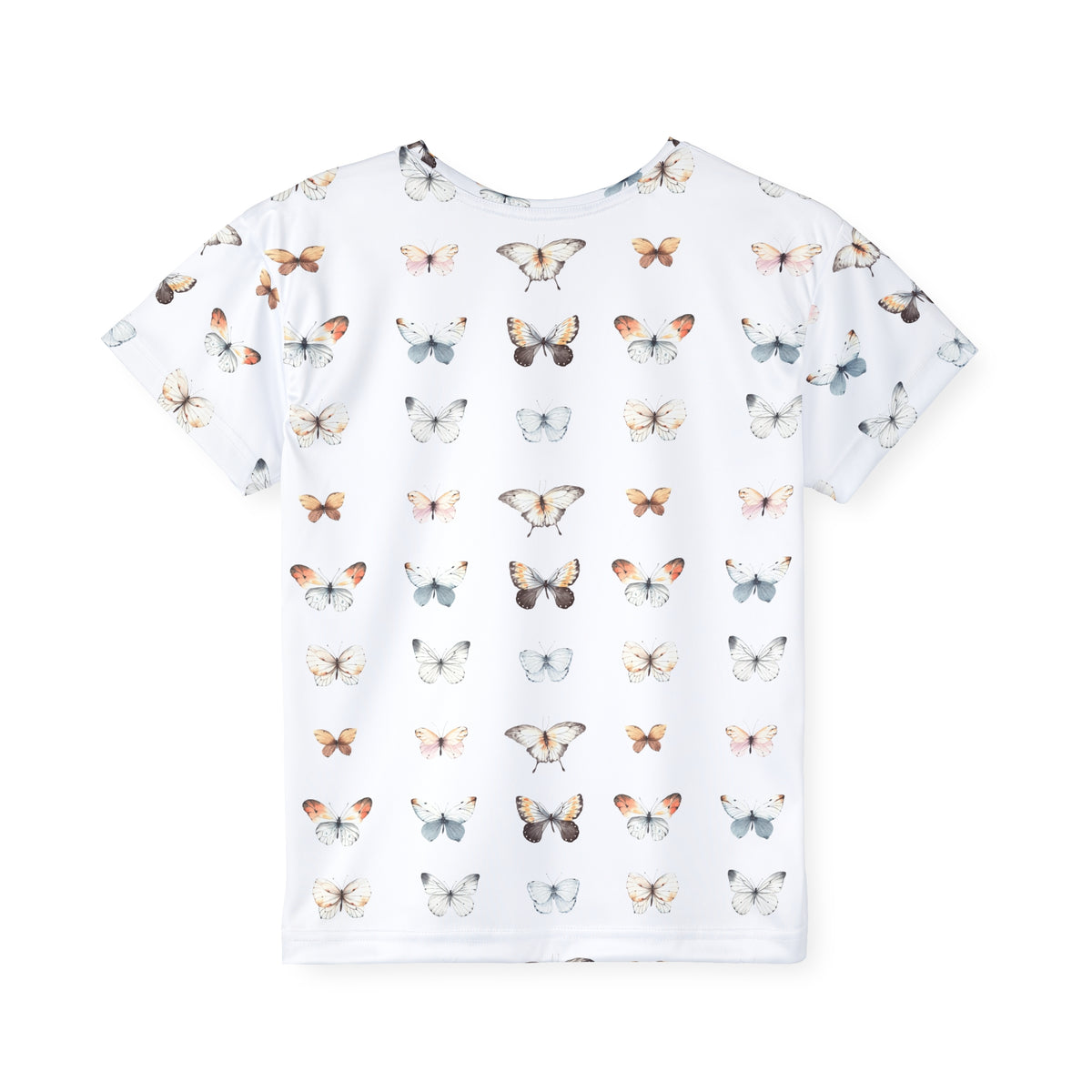 Kids Butterfly Print Sports Jersey