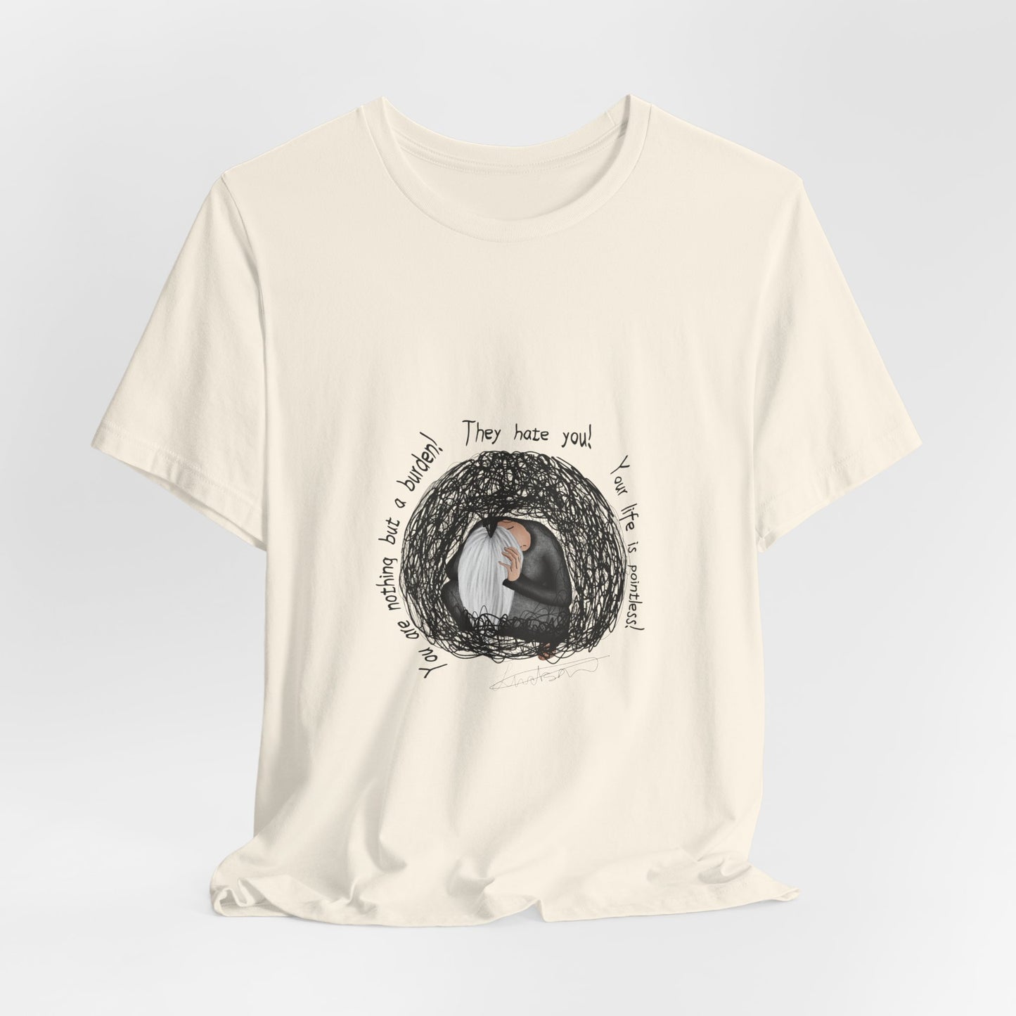Deprimiertes T-Shirt