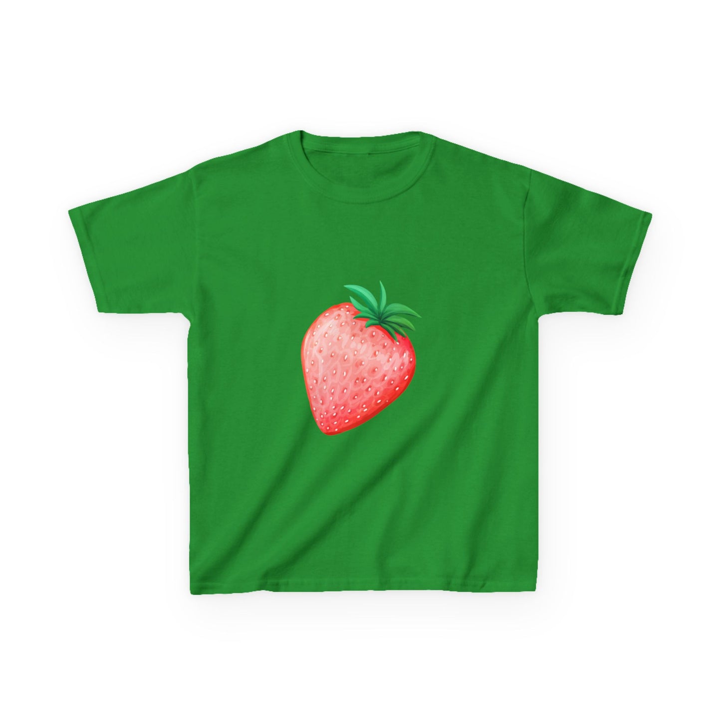 Kinder T-Shirt Erdbeere — Süßes Aquarell Erdbeer Grafik-T-Shirt für Kleinkinder & Kinder