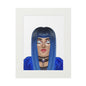 I’m Blue Fine Art Print with Paper Mat Frame