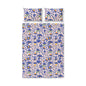 Floral Folk Blue & Yellow Botanical Quilt Cover Set