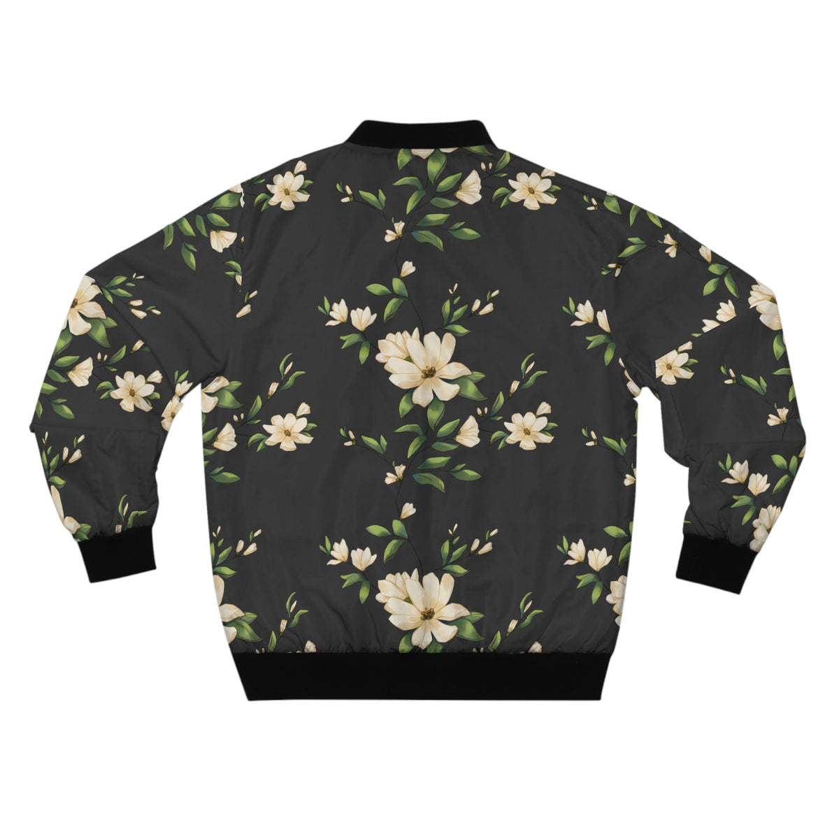 Floral All-Over Print Bomber Jacket