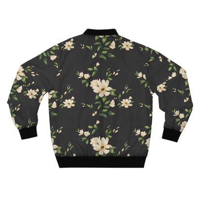 Floral All-Over Print Bomber Jacket
