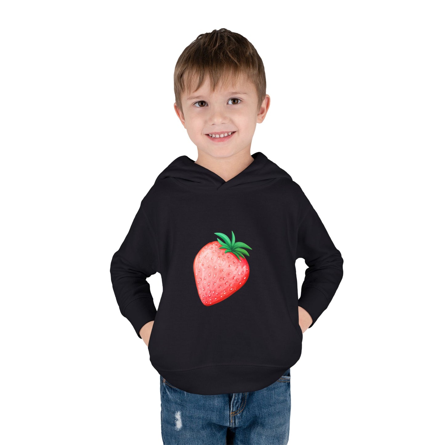 Kleinkind-Kapuzenpullover — Erdbeer-Pullover