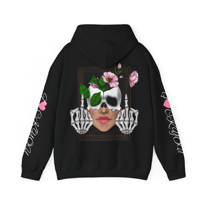 Skull & Roses Graphic Hoodie
