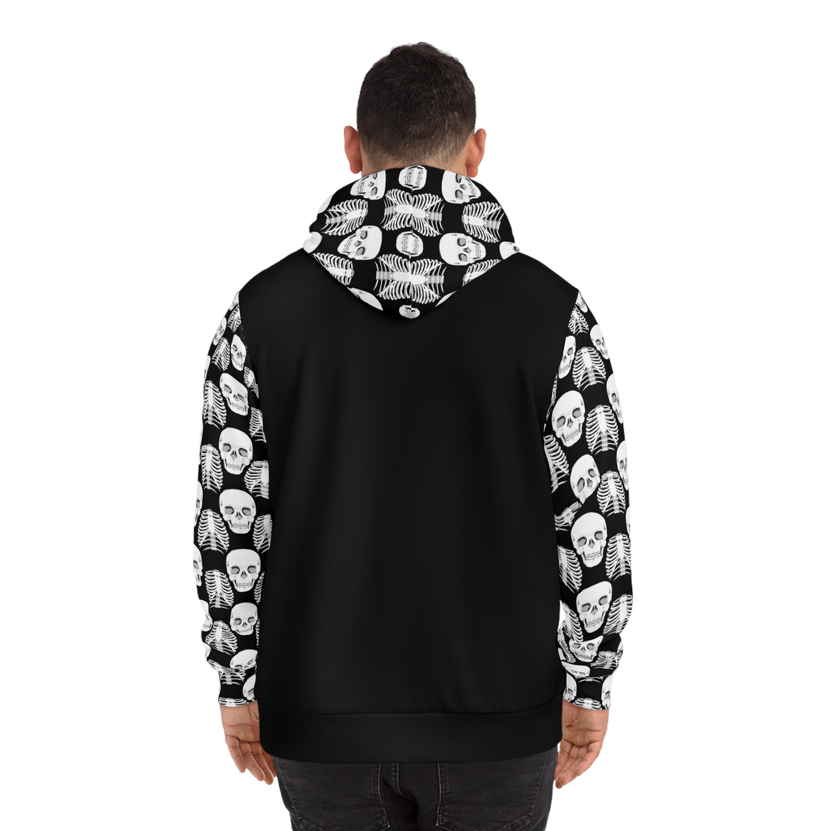 Skulls and Ribs All-Over Print Hoodie