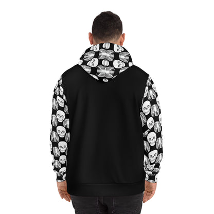 Skulls and Ribs All-Over Print Hoodie