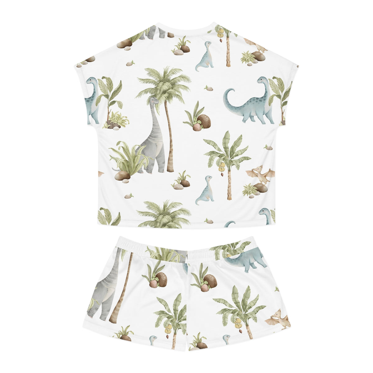 Dino Women's All-Over Print Pajama Set