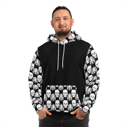 Skulls and Ribs All-Over Print Hoodie