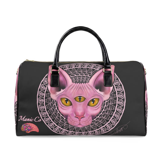 Three Eyed Cat Travel Bag