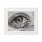 Crying Eye Fine Art Print with Paper Mat Frame