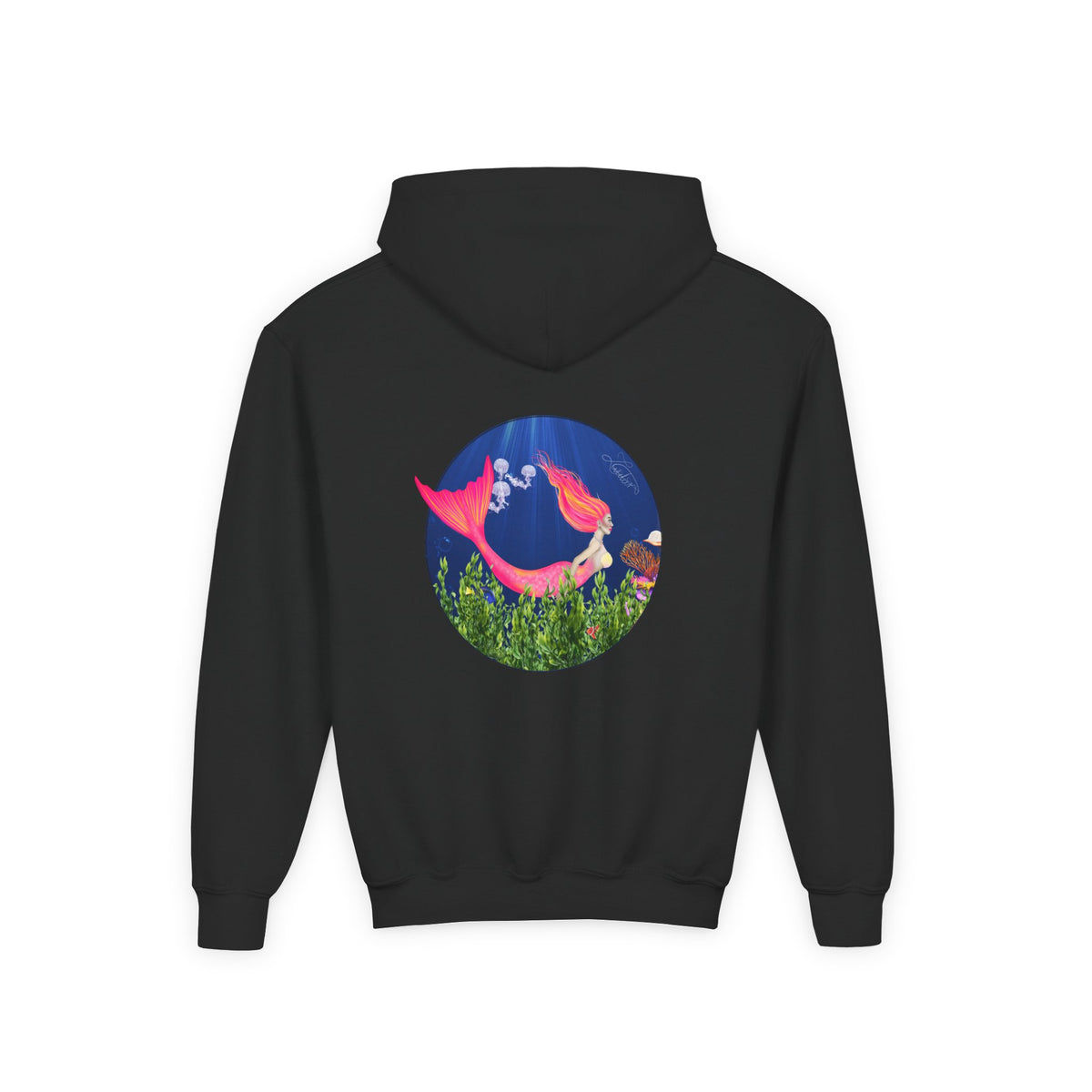 Mermaid Youth Graphic Hoodie