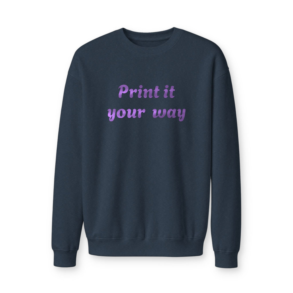 Custom Printed Crewneck Sweatshirt