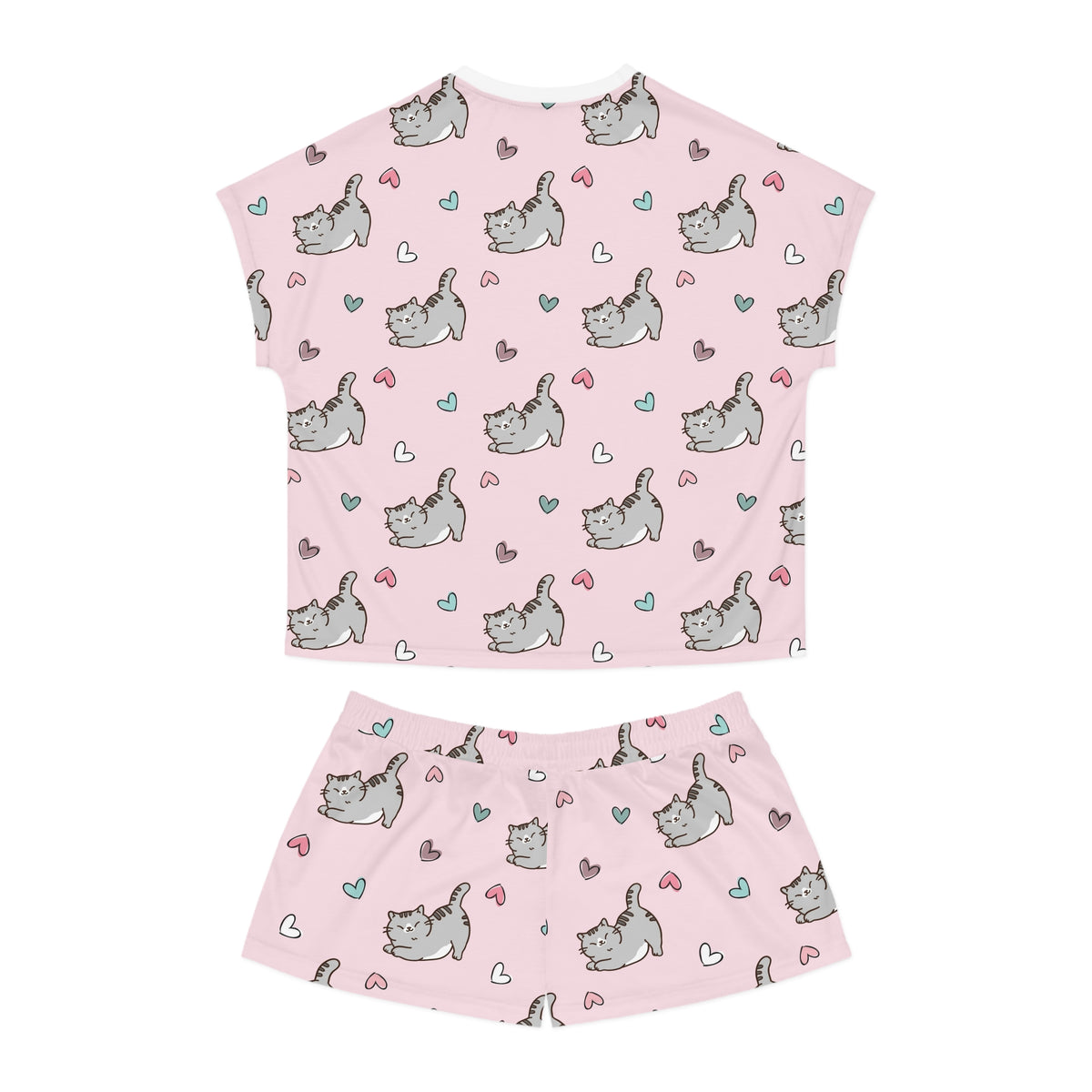 Cat Women's All-Over Print Pajama Set