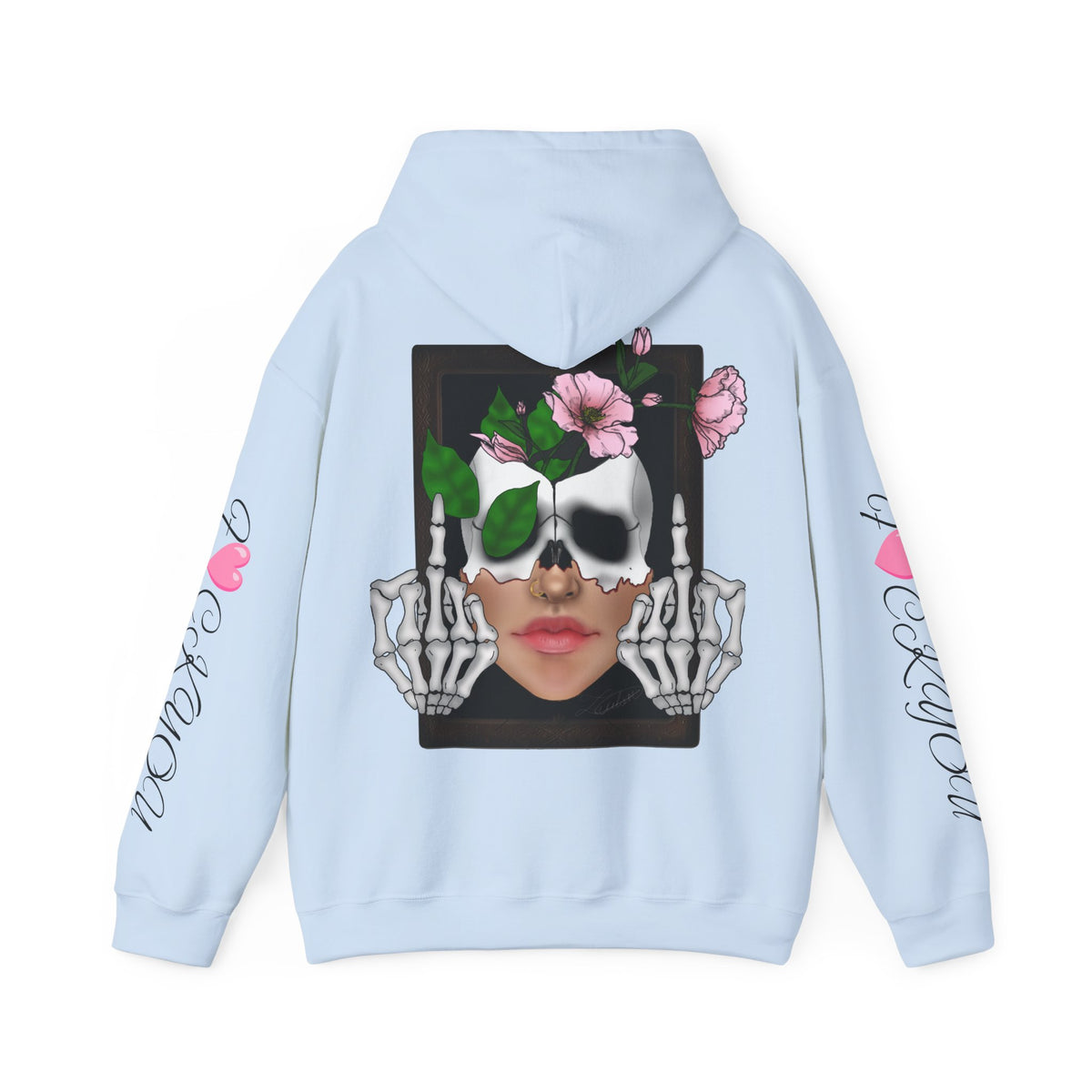 Skull & Roses Graphic Hoodie