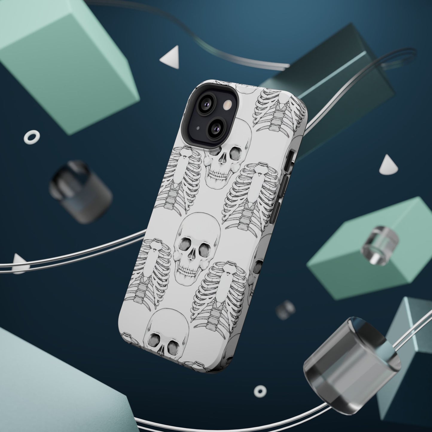 Handyhülle mit Augen-Illustration, magnetisch, stoßfest