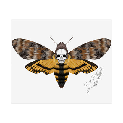 Unframed death moth Posters
