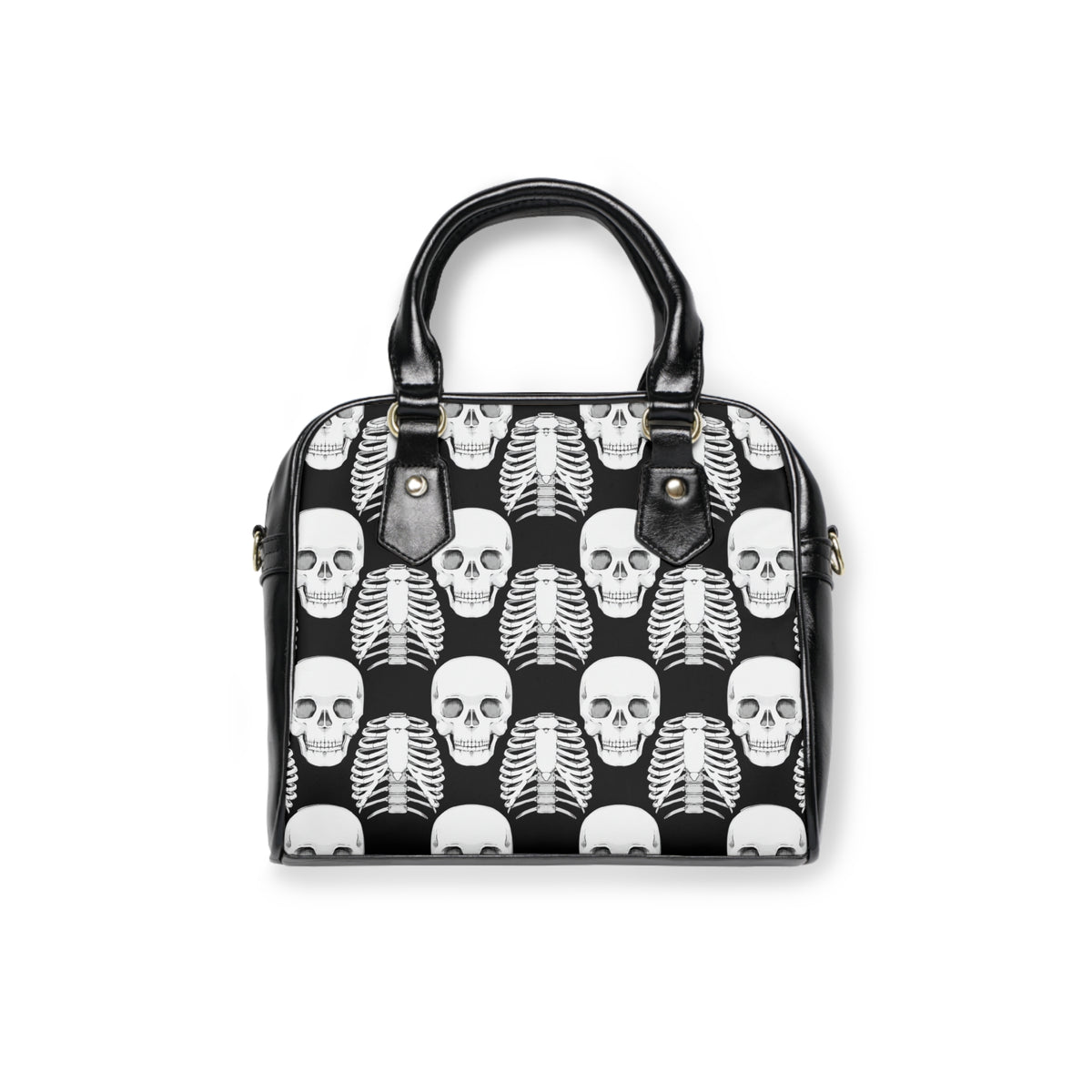 Black Skull Shoulder Handbag
