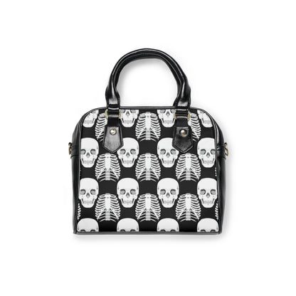 Black Skull Shoulder Handbag