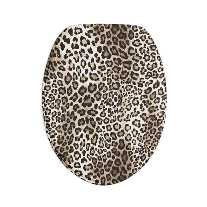 Leopard Print 3-Piece Bath Mat Set