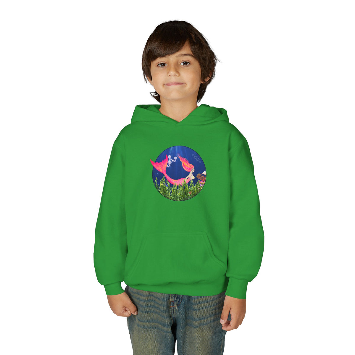 Mermaid Youth Graphic Hoodie