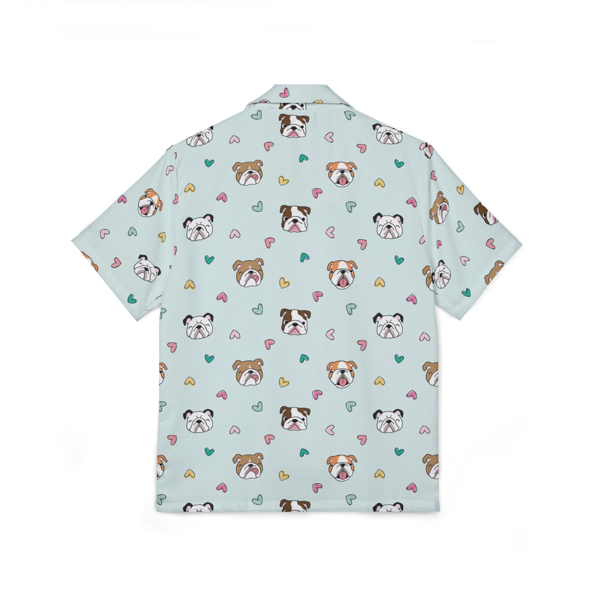Bulldog All-Over Print Hawaiian Shirt